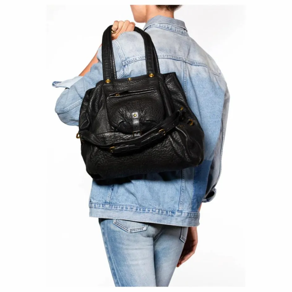 New Jérôme Dreyfuss Sac Billy M Agneau | Noir