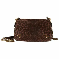Femme Jérôme Dreyfuss Sacs À Main*Sac Bobi Croûte Velours Léopard |