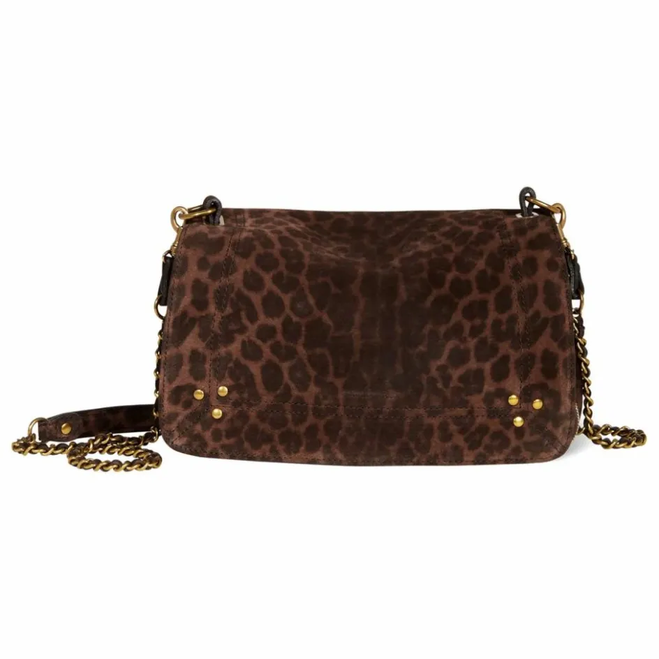 Femme Jérôme Dreyfuss Sacs À Main*Sac Bobi Croûte Velours Léopard |
