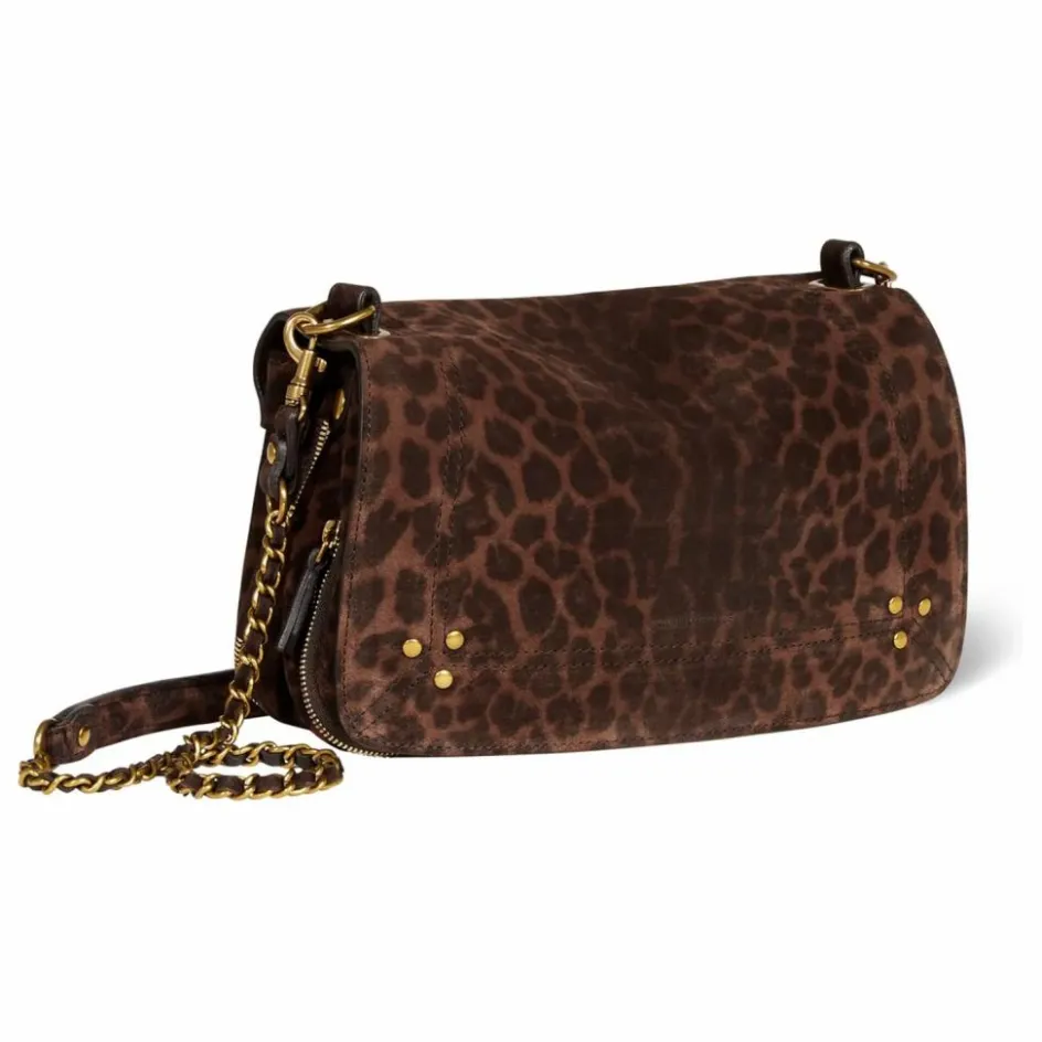 Femme Jérôme Dreyfuss Sacs À Main*Sac Bobi Croûte Velours Léopard |