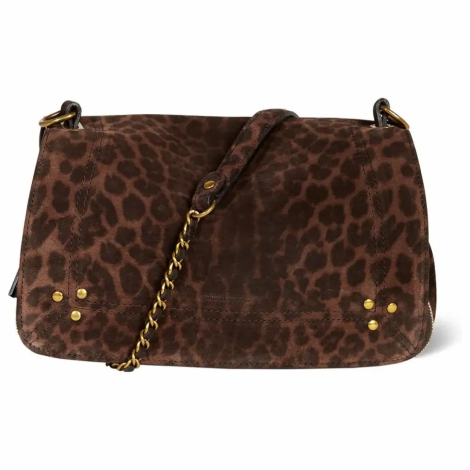Femme Jérôme Dreyfuss Sacs À Main*Sac Bobi Croûte Velours Léopard |