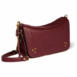 Sale Jérôme Dreyfuss Sac Bobi S Chèvre | Rouge foncé