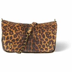 Hot Sac Bobi S Croûte Velours Léopard | Femme Sacs À Main