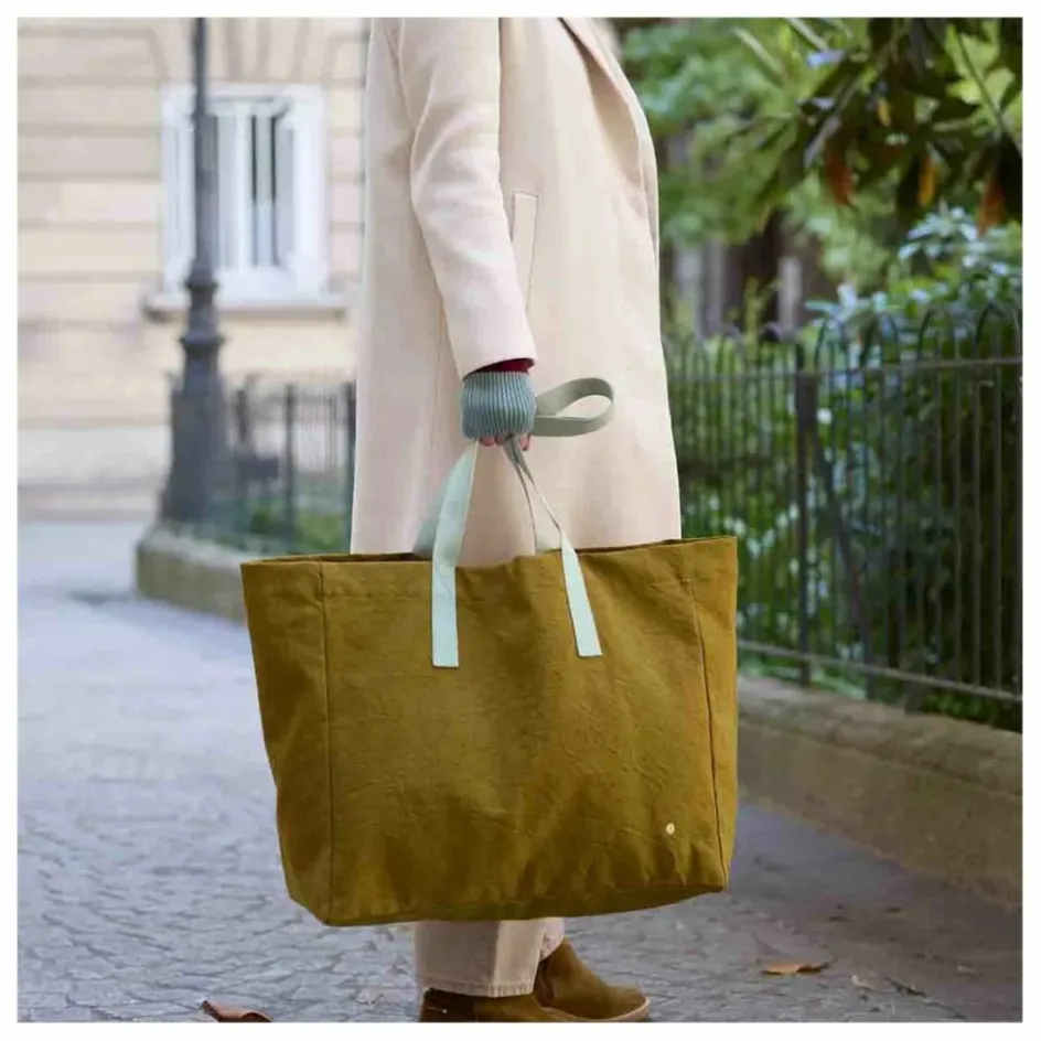 La cerise sur le gâteau Sac cabas en coton bio Iona ||Femme Sacs Weeks Ends|Sacs Week-End