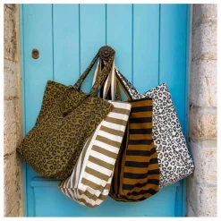 Rose in April Sac cabas rayée Elisabeth ||Femme Sacs Weeks Ends|Sacs Week-End