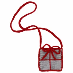 Sale Kalinka Sac Cadeau de Noël Laine Mérinos | Rouge