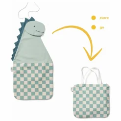 Play and Go Sac de rangement Toto - Dino ||Enfant Rangements|Patères, Paniers Enfant