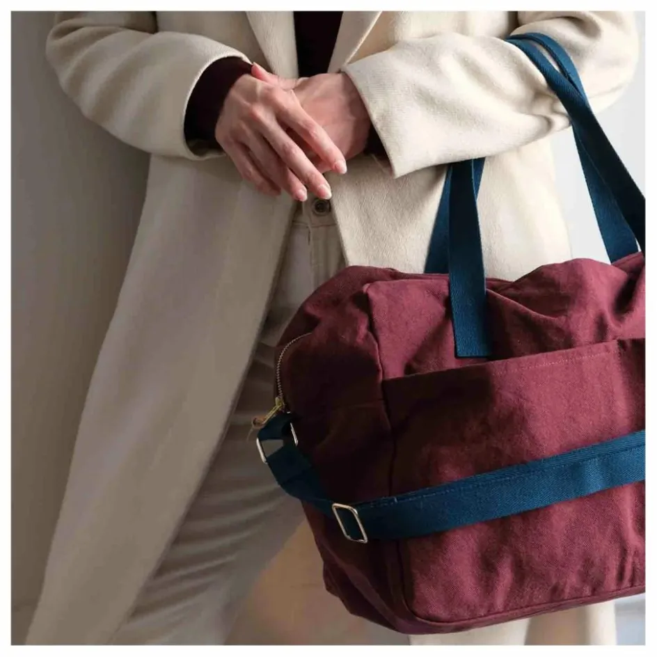 Sale Sac de voyage en coton bio Iona | Femme Sacs Weeks Ends|Sacs Week-End
