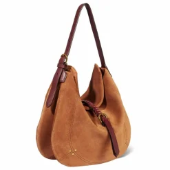 Best Jérôme Dreyfuss Sac Luis Croûte Velours | Caramel