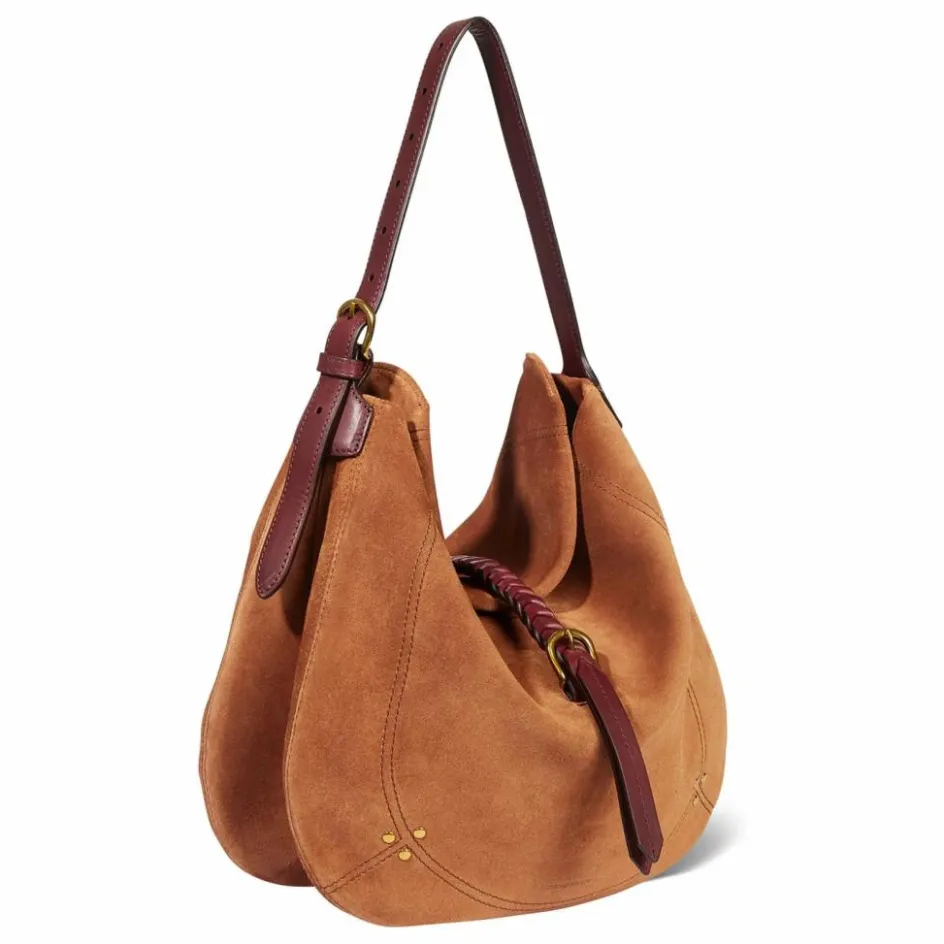 Best Jérôme Dreyfuss Sac Luis Croûte Velours | Caramel