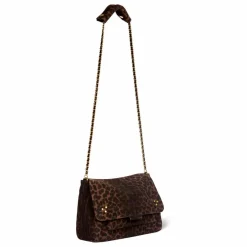 Femme Jérôme Dreyfuss Sacs À Main*Sac Lulu M Croûte Velours Léopard |