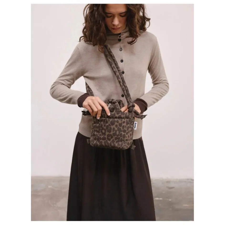 New Olend Sac Micro Ona Soft Léopard | Brun