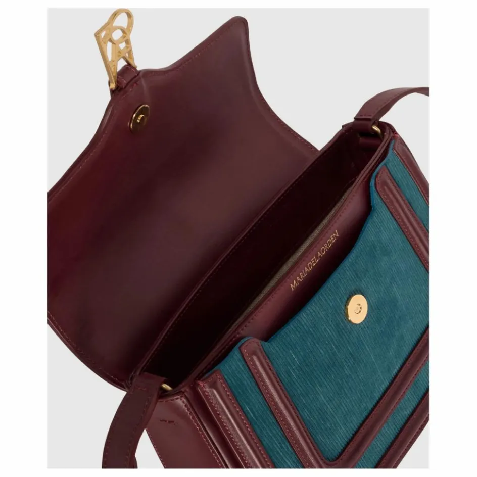 Femme Maria de la Orden Sacs À Main*Sac Noah Velours Côtelé et Cuir |