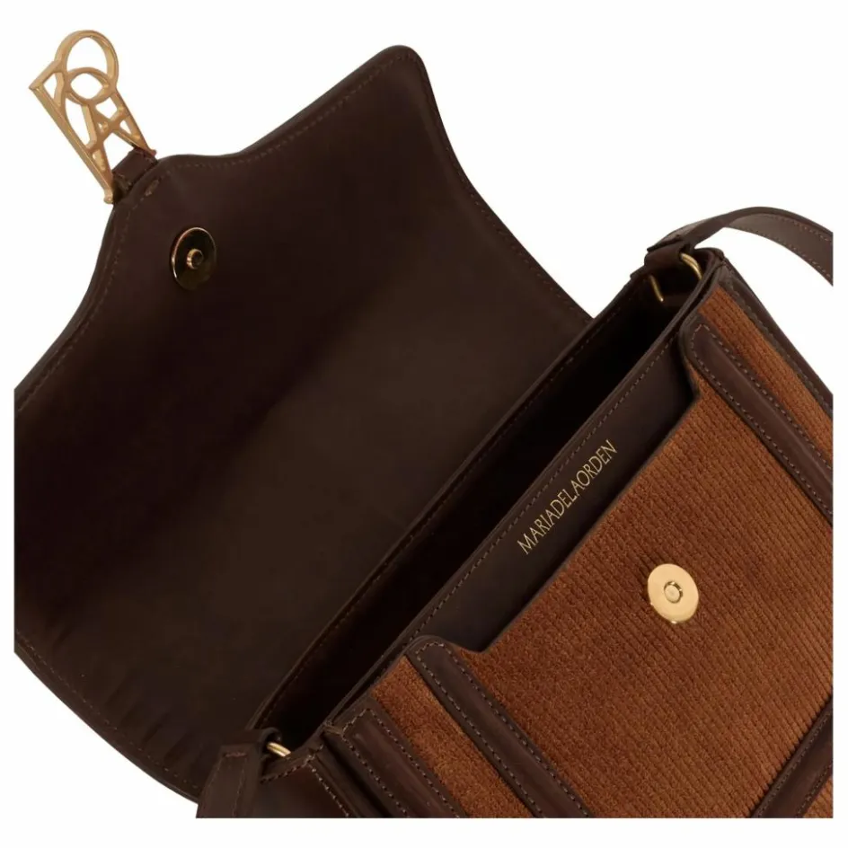 Maria de la Orden Sac Noah Velours Côtelé et Cuir ||Femme Sacs À Main