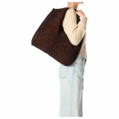 Femme Jérôme Dreyfuss Cabas*Sac Paco Croûte Velours Léopard |