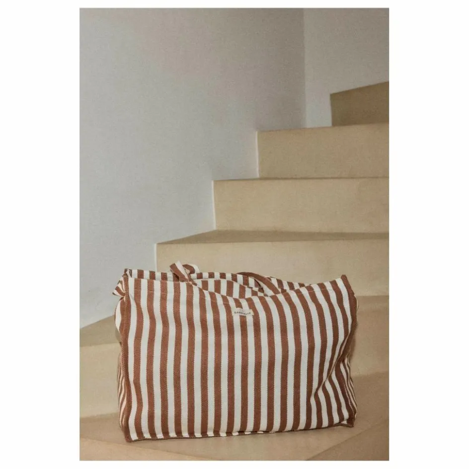 Femme Gabrielle Paris Sacs Weeks Ends|Sacs Week-End*Sac week-end à rayures en coton |