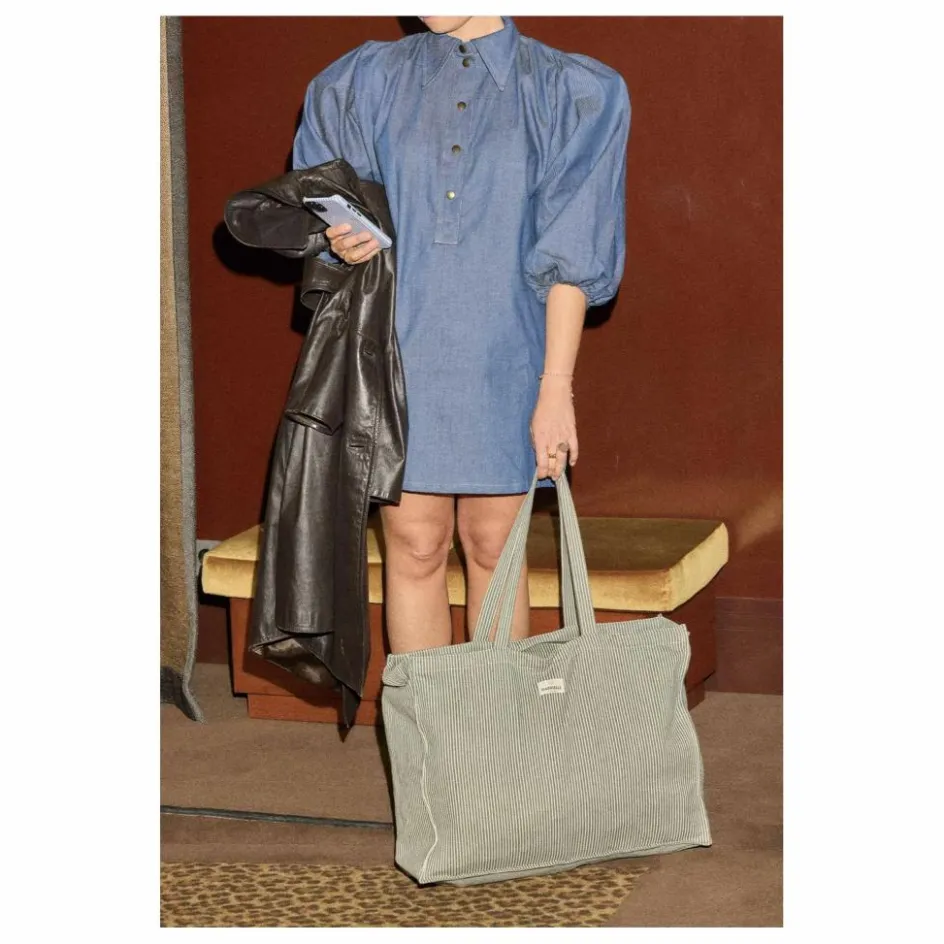 Gabrielle Paris Sac week-end à rayures en coton ||Femme Sacs Weeks Ends|Sacs Week-End