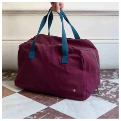 Femme La cerise sur le gâteau Sacs Weeks Ends|Sacs Week-End*Sac week-end en coton bio Iona |