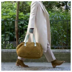 Femme La cerise sur le gâteau Sacs Weeks Ends|Sacs Week-End*Sac week-end en coton bio Iona |