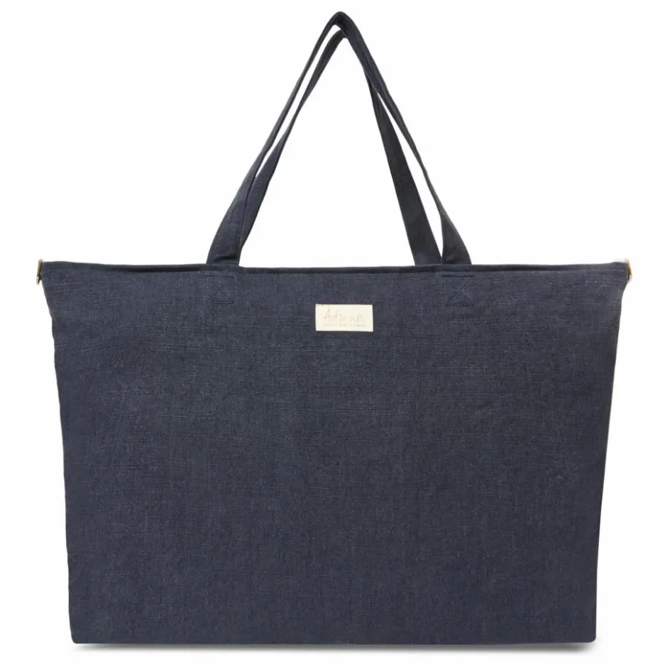 Adorna Sac week-end en lin | Bleu marine
