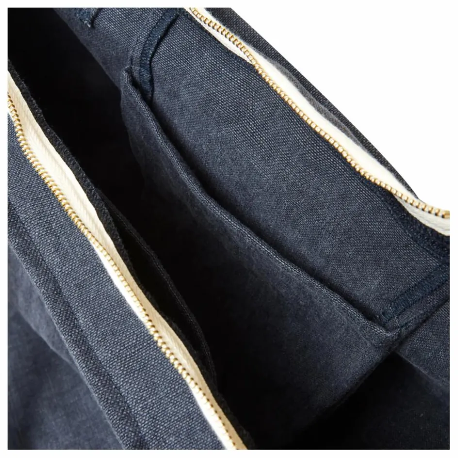 Adorna Sac week-end en lin | Bleu marine