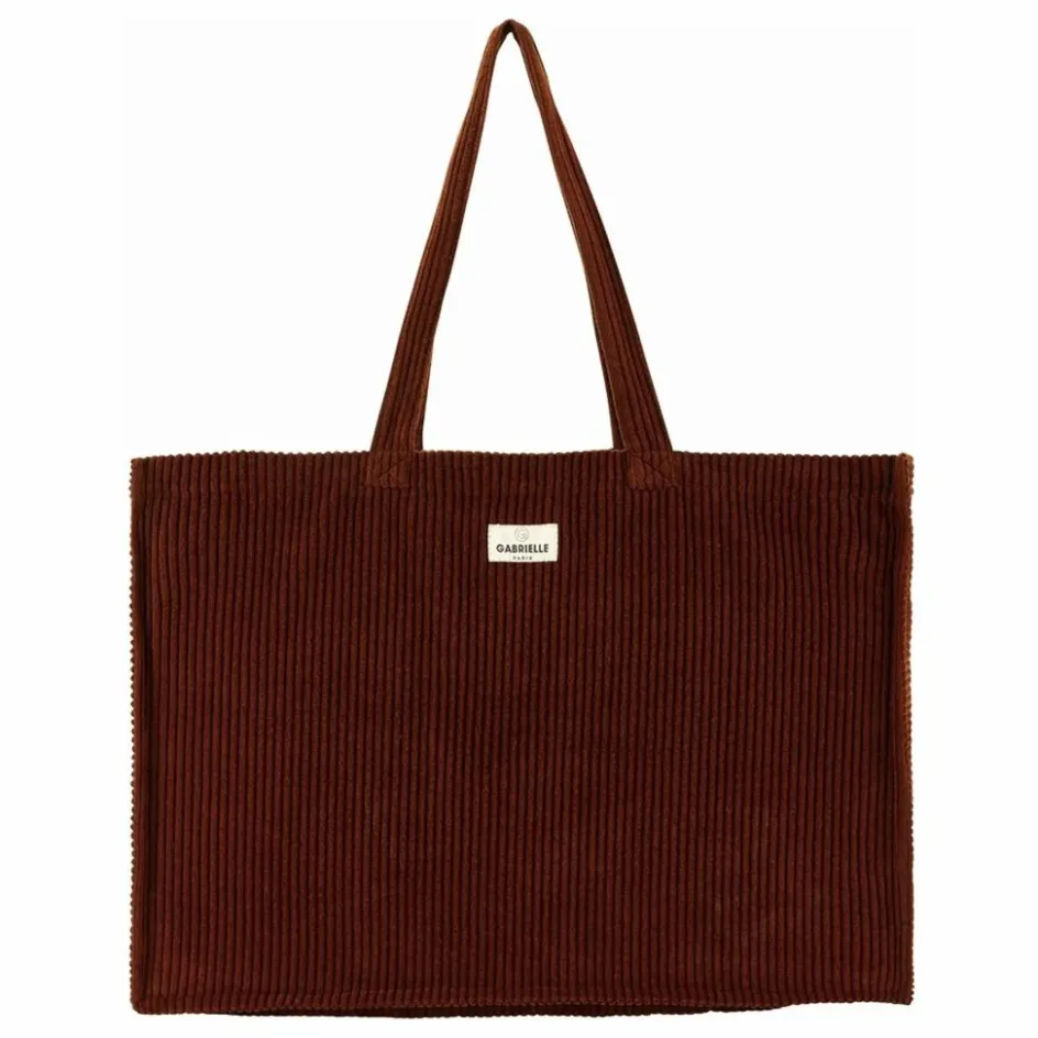 Gabrielle Paris Sac week-end en velours côtelé ||Femme Sacs Weeks Ends|Sacs Week-End