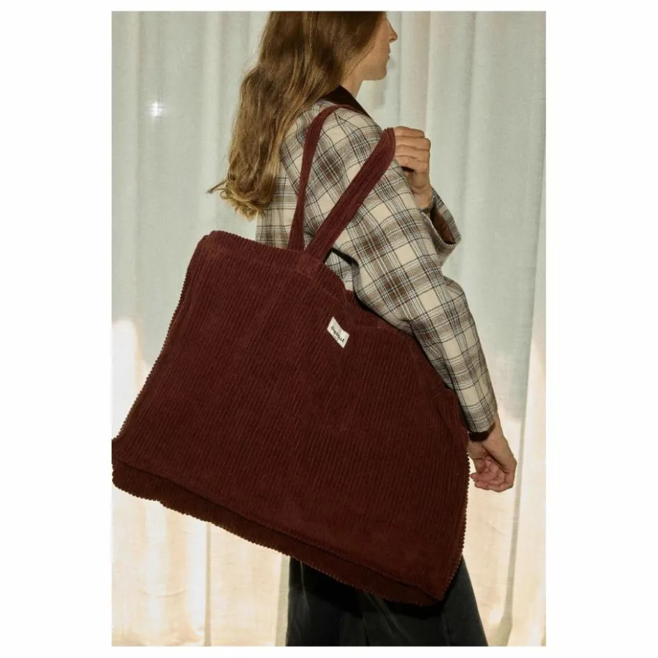 Gabrielle Paris Sac week-end en velours côtelé ||Femme Sacs Weeks Ends|Sacs Week-End