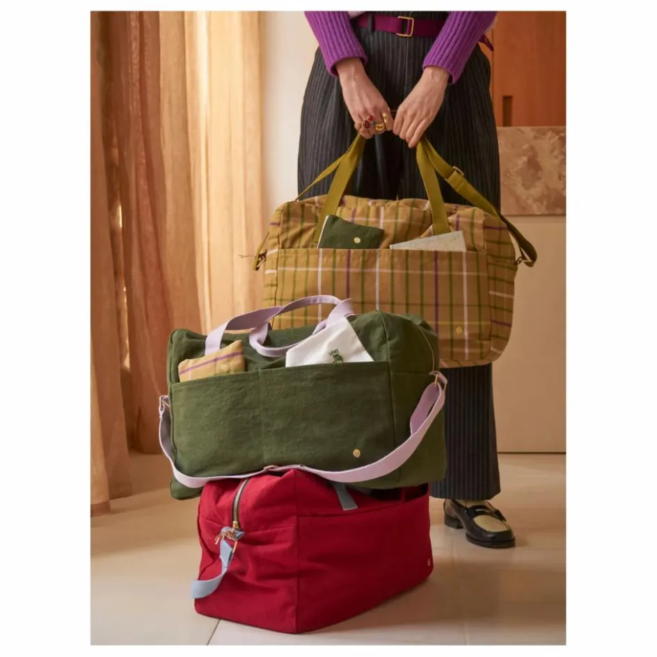 Discount La cerise sur le gâteau Sac Week-end Iona | Vert forêt