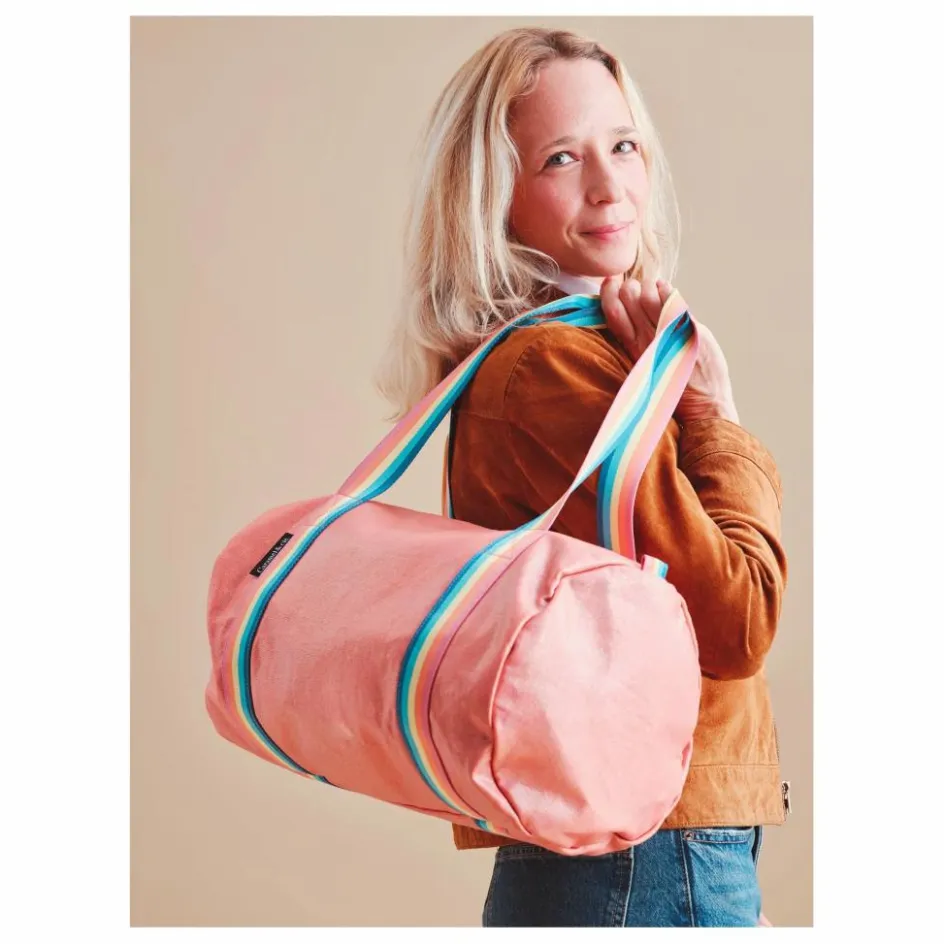 Clearance Caramel & Cie Sac Week-end Irisé | Corail