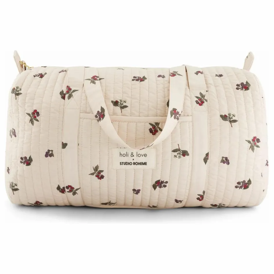 Discount Studio Bohème Sac Week-End Polochon Mûres | Ecru