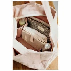 Sale Adorna Sac zippé en lin | Rose poudré