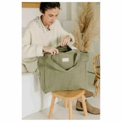 Adorna Sac zippé en lin || Sacs À Langer|Sacs À Langer, Trousses