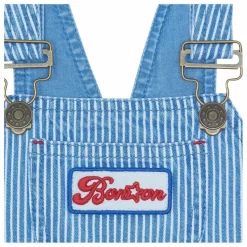 Online Bonton Salopette Denim Nice Rayée | Bleu
