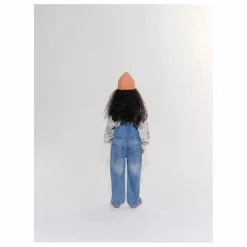 New Main Story Salopette Droite | Denim clair
