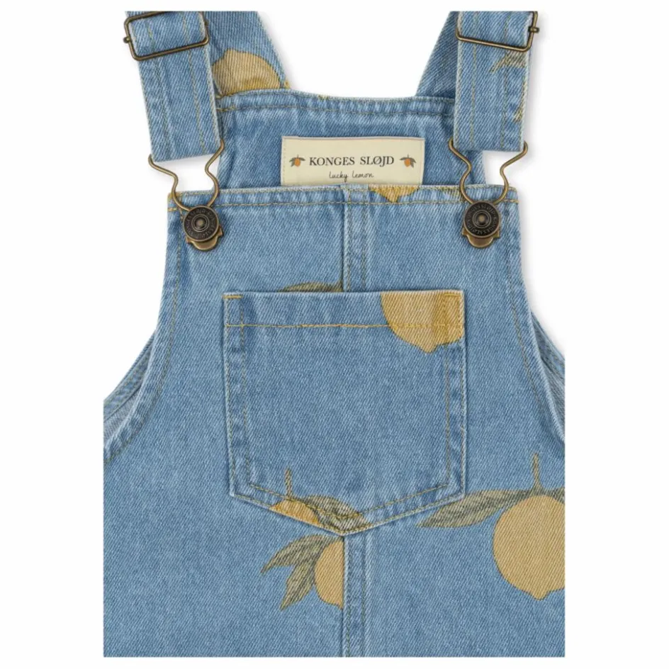 Hot Konges Sløjd Salopette Magot Citron Coton Bio | Bleu