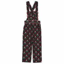 Best Hello Simone Salopette Noisette Fleurie | Marron