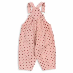 Konges Sløjd Salopette Nola Cœurs Coton Bio ||Enfant Robes, Combinaisons|Bodies, Combinaisons
