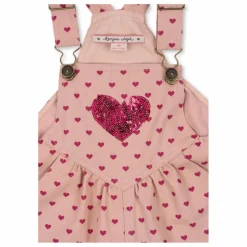 Konges Sløjd Salopette Nola Cœurs Coton Bio ||Enfant Robes, Combinaisons|Bodies, Combinaisons