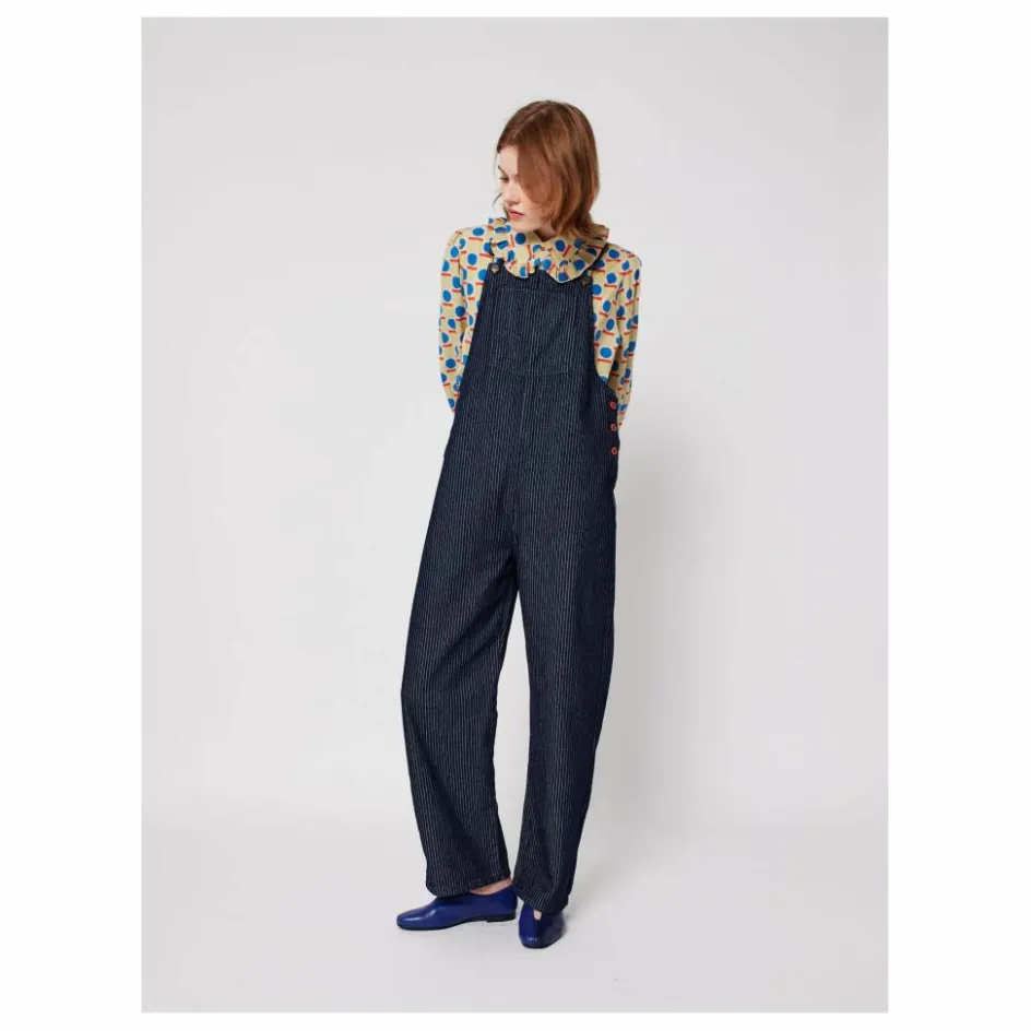 Best Salopette Rayée Denim Coton Bio - Collection Femme | Femme Robes, Combinaisons