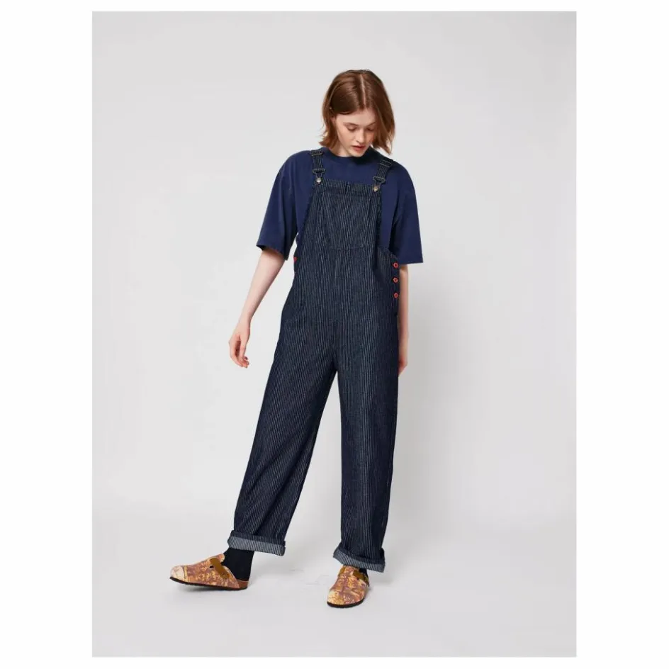 Best Salopette Rayée Denim Coton Bio - Collection Femme | Femme Robes, Combinaisons