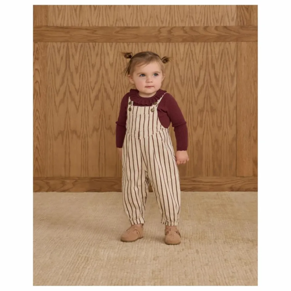 Sale Rylee + Cru Salopette Vintage Rayures | Ecru