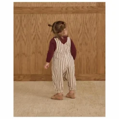 Sale Rylee + Cru Salopette Vintage Rayures | Ecru