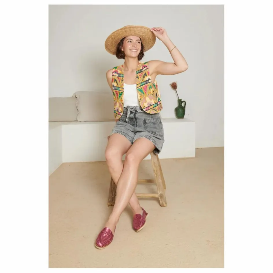 Mapache Sandales Alegre Métallisées ||Femme Sandales, Espadrilles