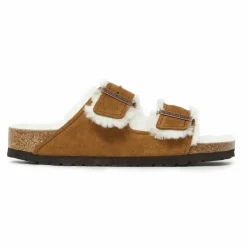 BIRKENSTOCK Sandales Arizona Fur Cuir Suede - Collection Adulte ||Femme Sandales, Espadrilles