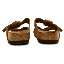 Femme BIRKENSTOCK Sandales, Espadrilles*Sandales Arizona SFB Cuir Suède Chaussant Etroit |