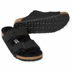 Hot BIRKENSTOCK Sandales Arizona Shearling - Collection Adulte | Noir