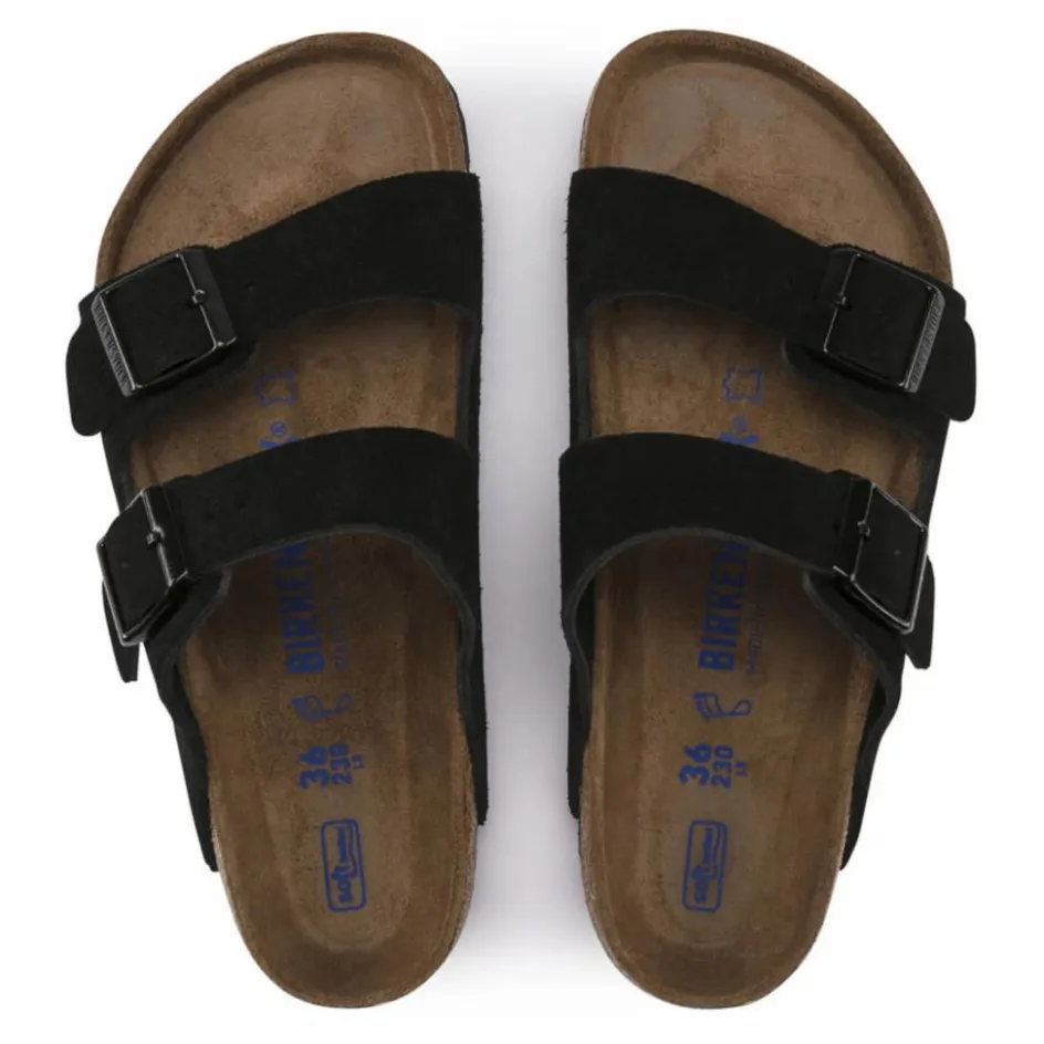 New BIRKENSTOCK Sandales Arizona Suède et Nubuck - Collection Adulte | Noir