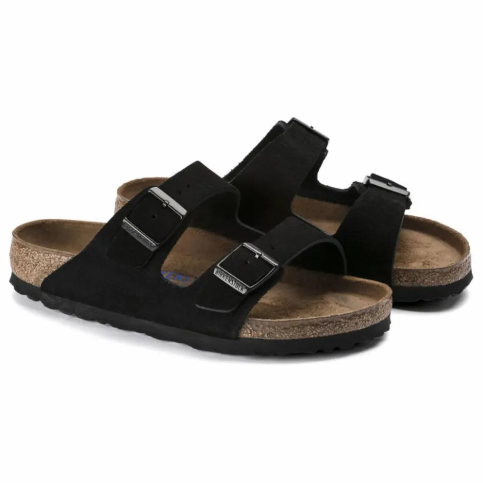 New BIRKENSTOCK Sandales Arizona Suède et Nubuck - Collection Adulte | Noir