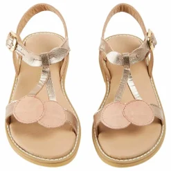 Enfant Emile et Ida Sandales, Espadrilles*Sandales Cerises Cuir |