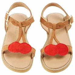Best Emile et Ida Sandales Cerises Cuir | Rouge